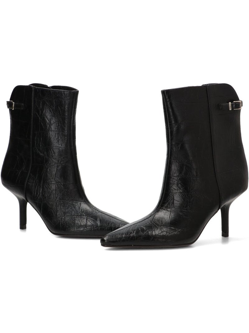 Botin weekend mujer tacón alto - corina Negro - Kiabi