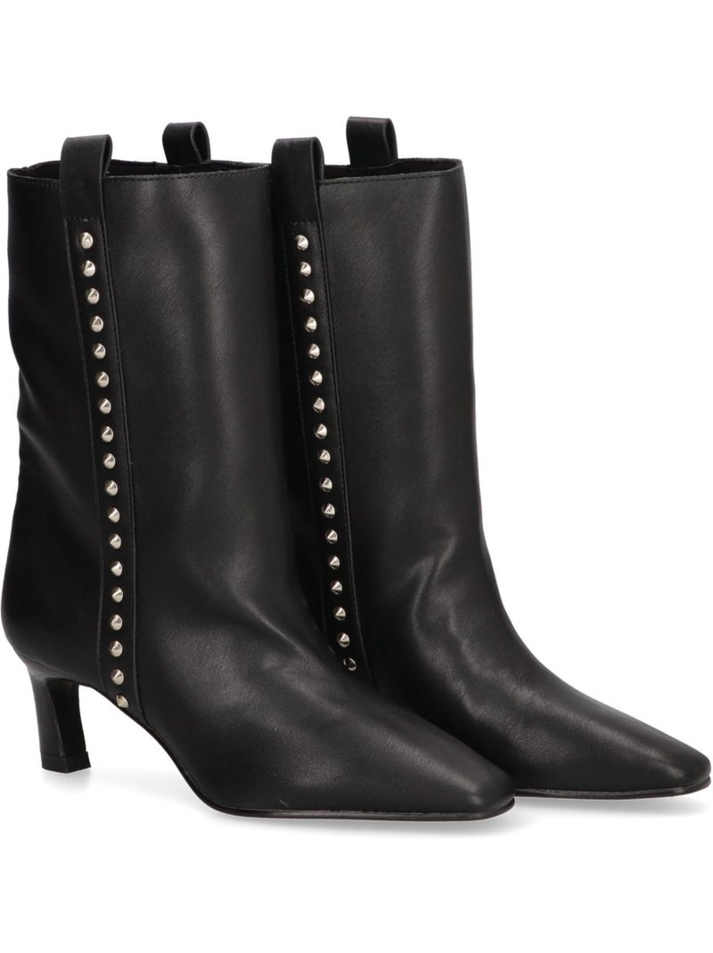 Botin Weekend Mujer Tacón Alto - Corina Negro - Kiabi