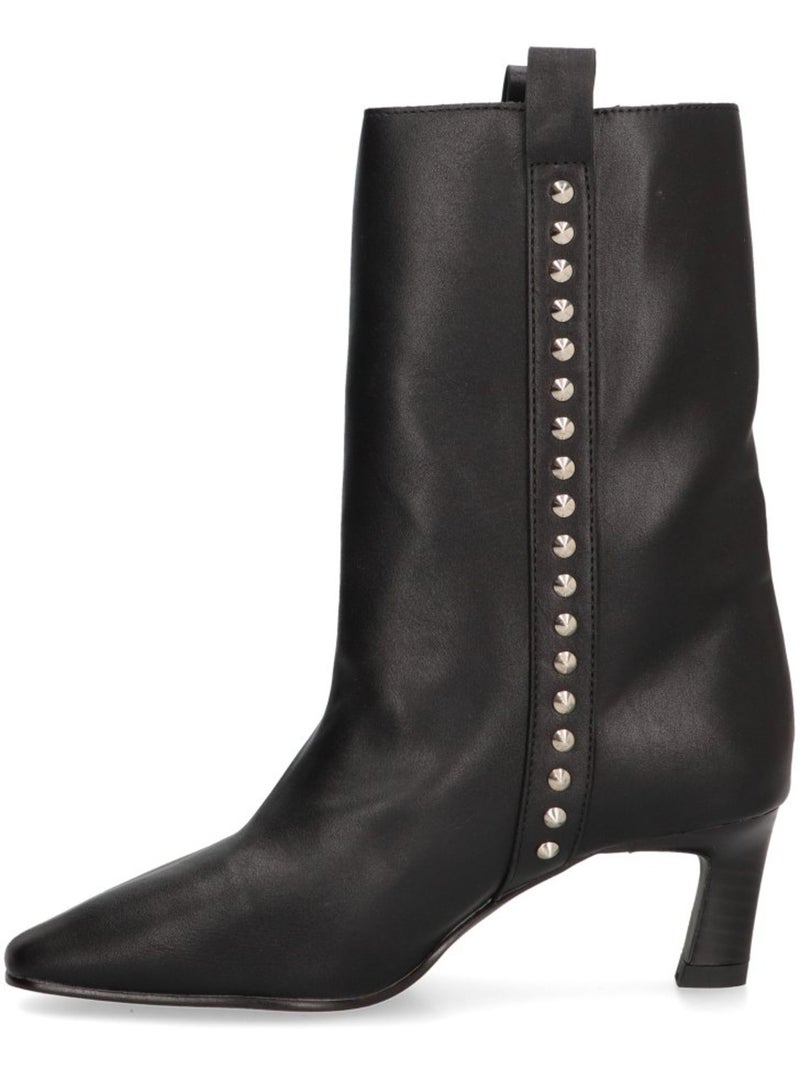 Botin Weekend Mujer Tacón Alto - Corina Negro - Kiabi