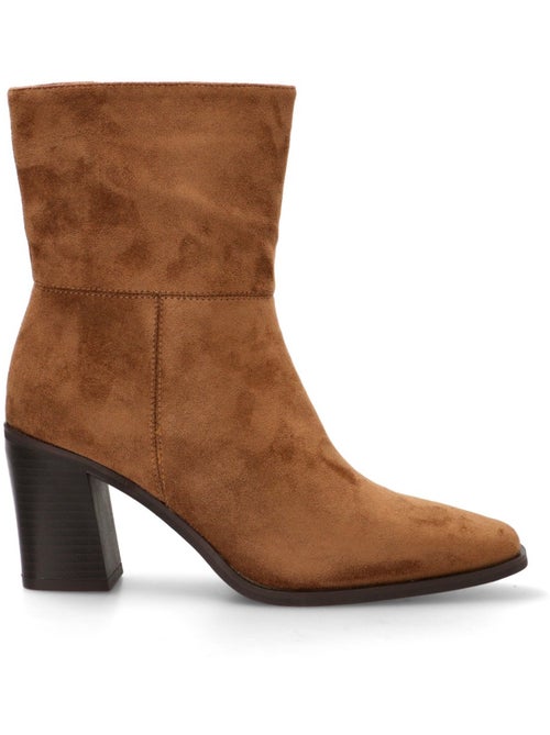 Botin Weekend Mujer Tacón Alto - Etika - Kiabi Botin Weekend Mujer Tacón Alto - Etika - Kiabi