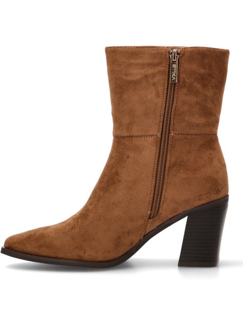 Botin Weekend Mujer Tacón Alto - Etika - Kiabi Botin Weekend Mujer Tacón Alto - Etika - Kiabi