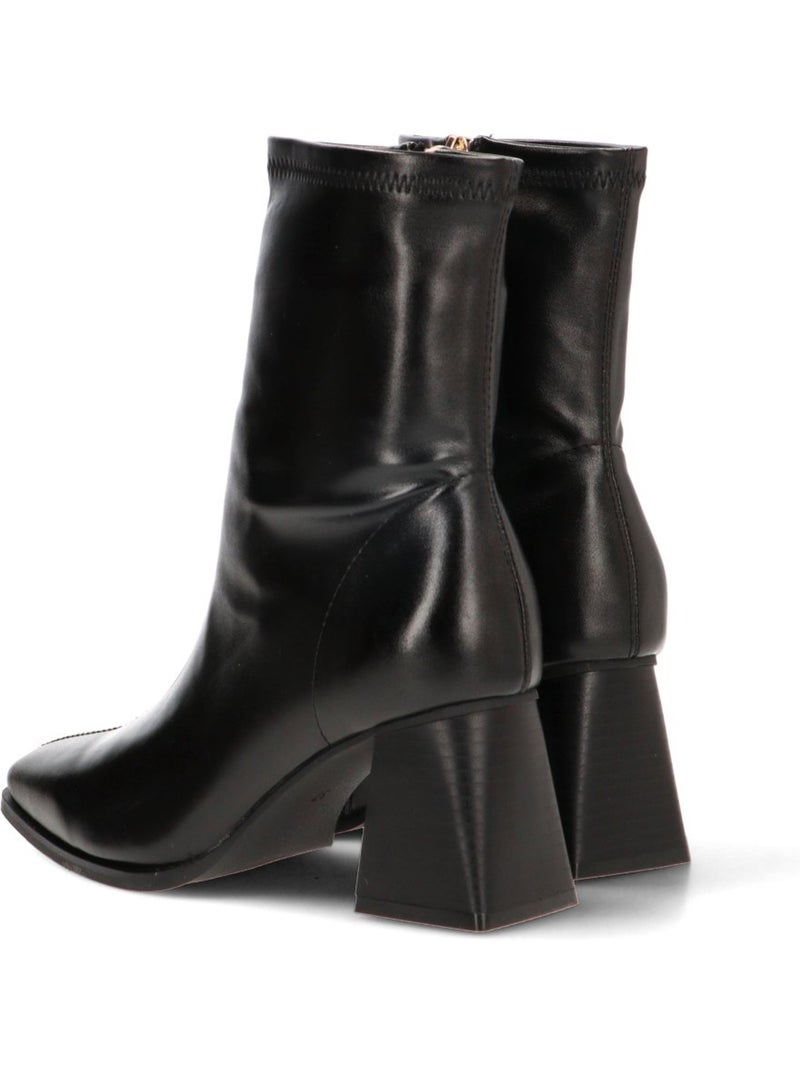 Botin weekend mujer tacón alto - etika Negro - Kiabi