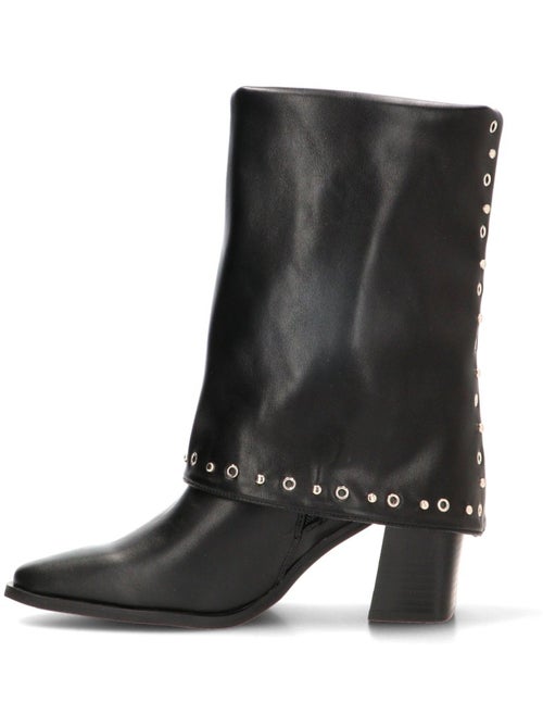 Botin weekend mujer tacón alto - etika - Kiabi