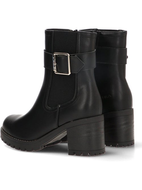 Botin weekend mujer tacón alto - etika - Kiabi