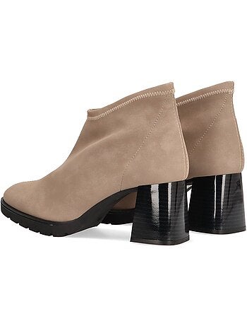 Botin weekend mujer tacón alto - luna collection