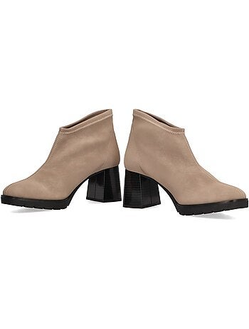 Botin weekend mujer tacón alto - luna collection