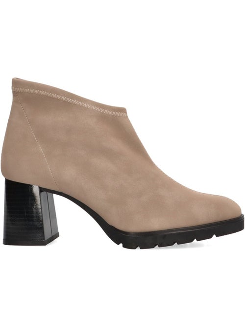 Botin weekend mujer tacón alto - luna collection - Kiabi