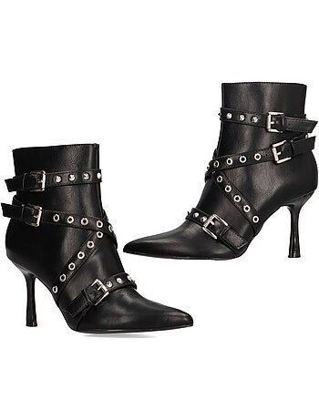 Botin weekend mujer tacón alto - luna trend