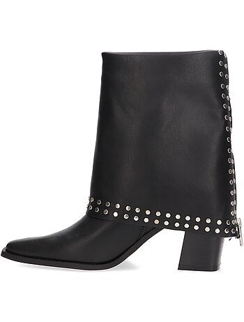 Botin Weekend Mujer Tacón Alto - Luna Trend