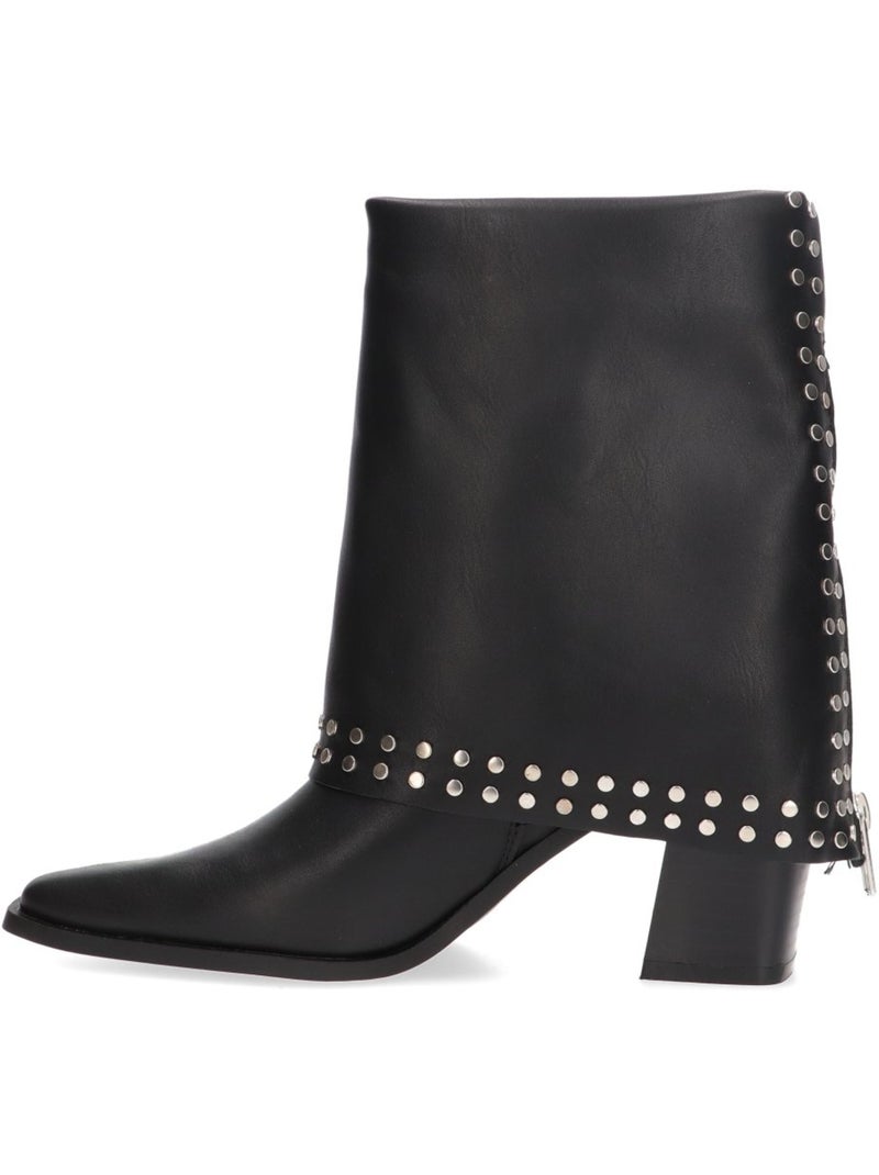Botin Weekend Mujer Tacón Alto - Luna Trend Negro - Kiabi