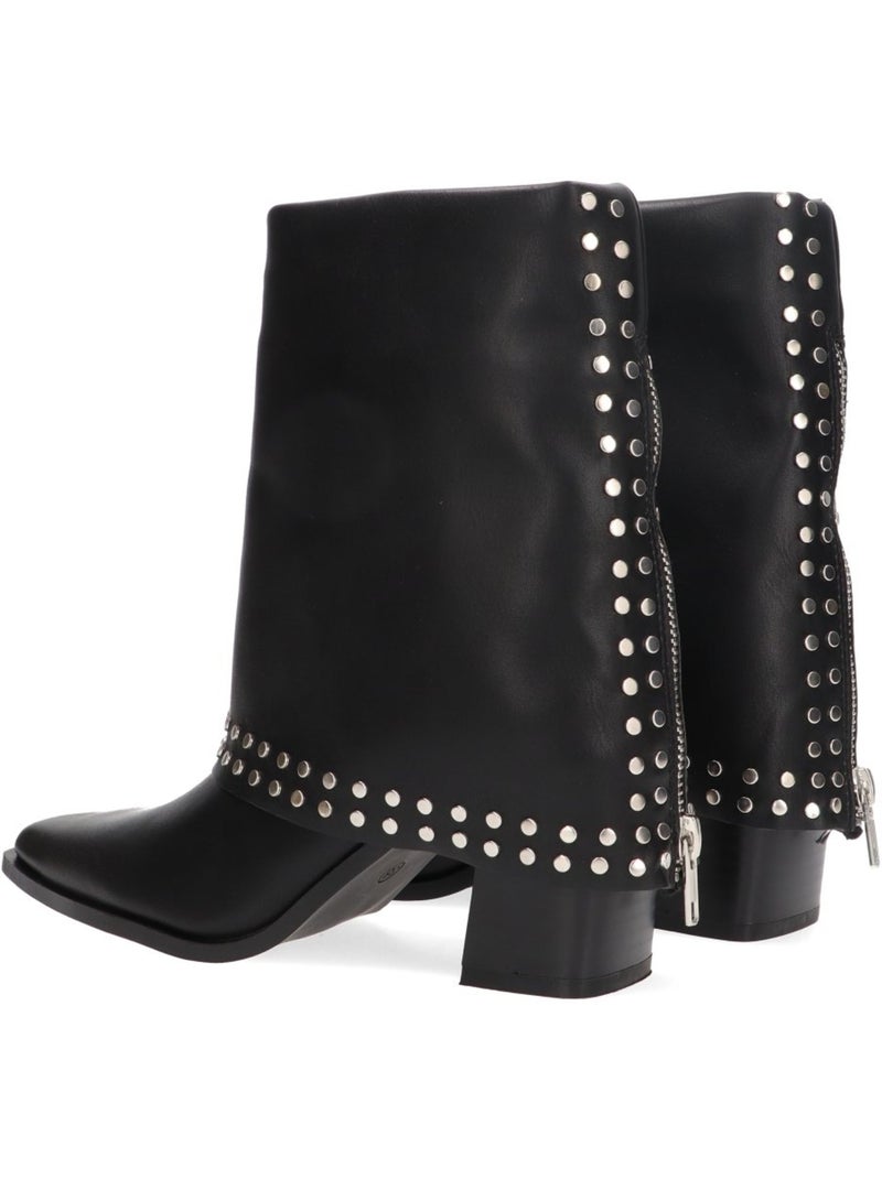 Botin Weekend Mujer Tacón Alto - Luna Trend Negro - Kiabi