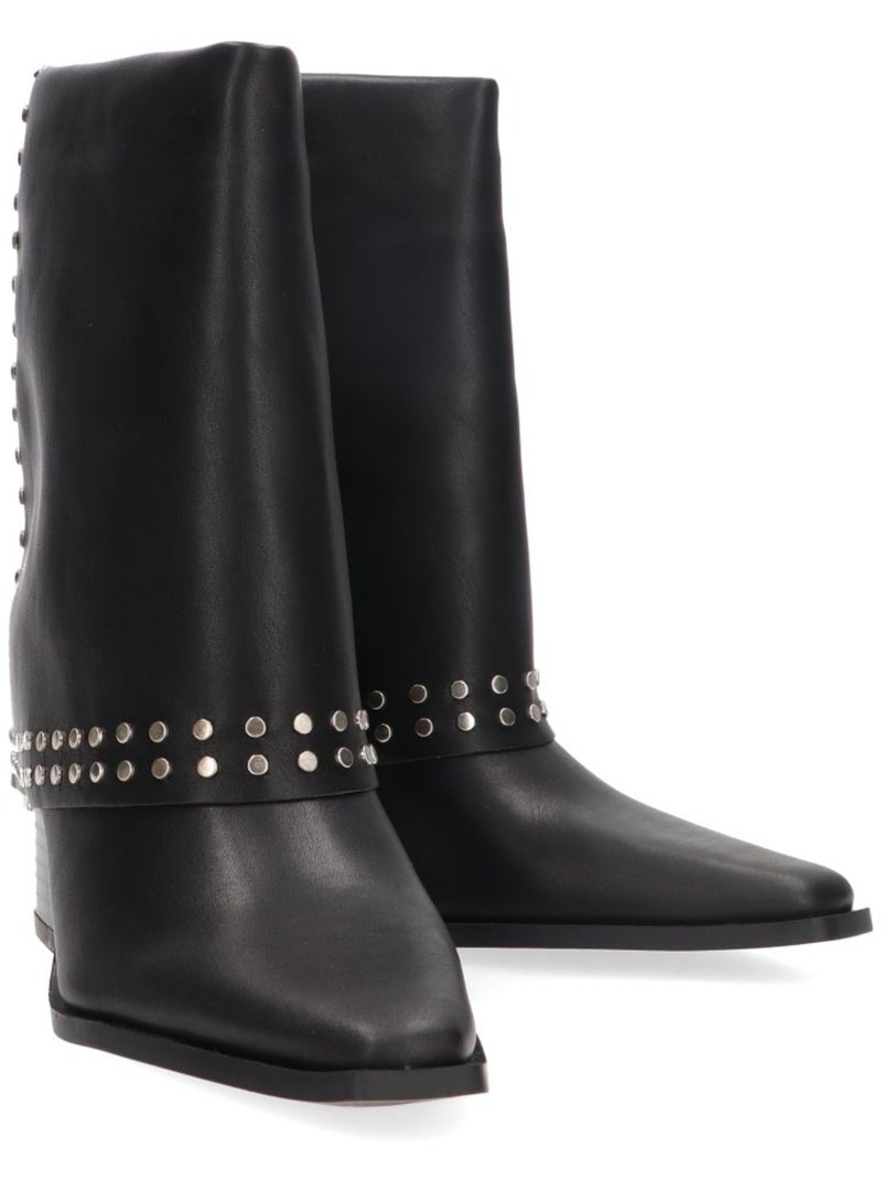 Botin Weekend Mujer Tacón Alto - Luna Trend Negro - Kiabi