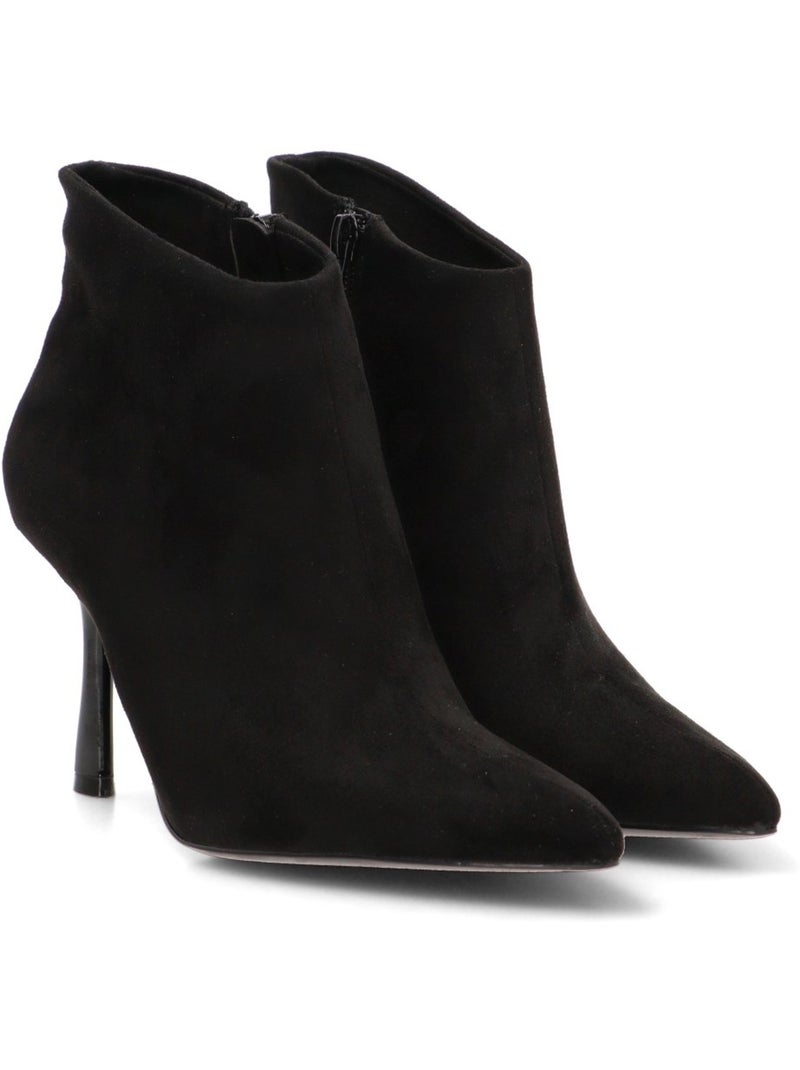 Botin weekend mujer tacón alto - yulia Negro - Kiabi