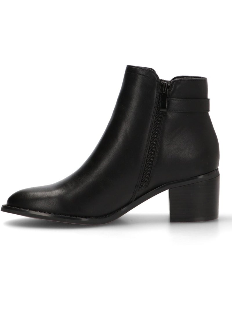 Botin Weekend Mujer Tacón Medio - Armony Negro - Kiabi