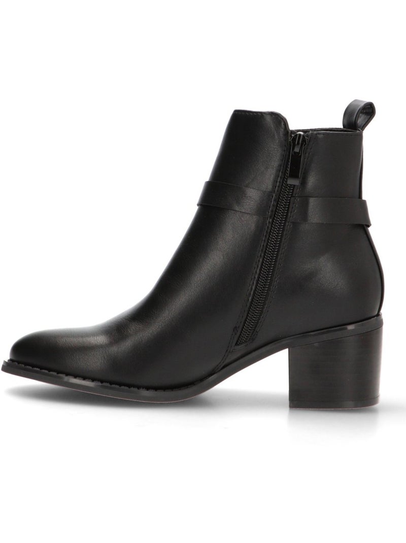 Botin Weekend Mujer Tacón Medio - Armony Negro - Kiabi