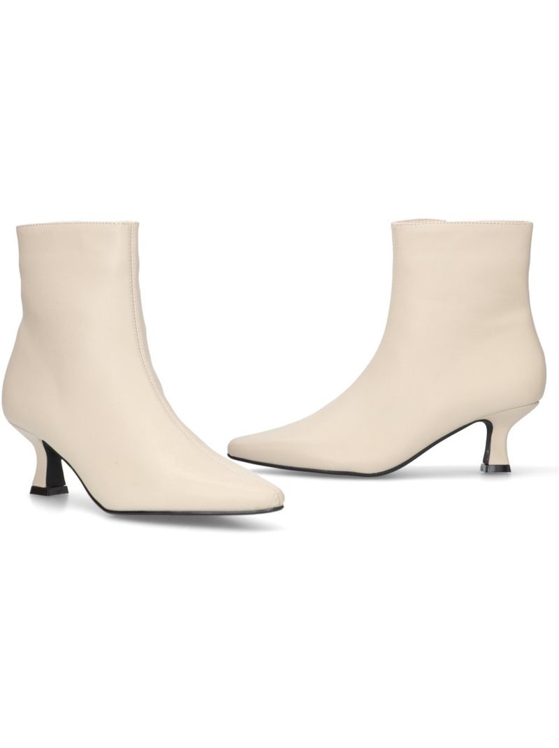 Botin Weekend Mujer Tacón Medio - Buonarotti Beige - Kiabi