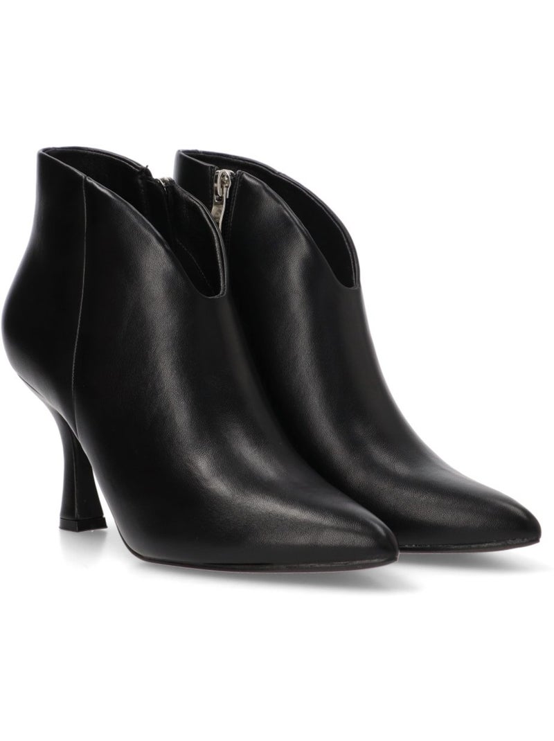 Botin weekend mujer tacón medio - buonarotti Negro - Kiabi