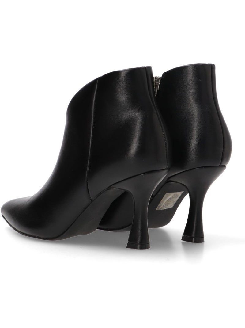 Botin weekend mujer tacón medio - buonarotti Negro - Kiabi