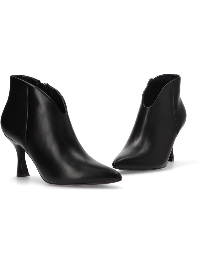 Botin weekend mujer tacón medio - buonarotti Negro - Kiabi