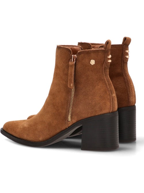 Botin weekend mujer tacón medio - carmela - Kiabi Botin weekend mujer tacón medio - carmela - Kiabi