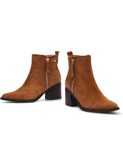 Botin weekend mujer tacón medio - carmela - Kiabi Botin weekend mujer tacón medio - carmela - Kiabi