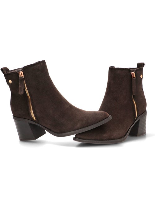Botin weekend mujer tacón medio - carmela - Kiabi Botin weekend mujer tacón medio - carmela - Kiabi