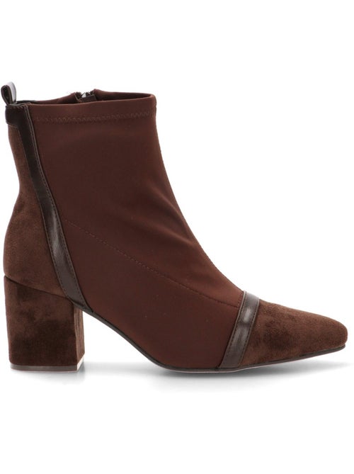Botin weekend mujer tacón medio - etika - Kiabi Botin weekend mujer tacón medio - etika - Kiabi