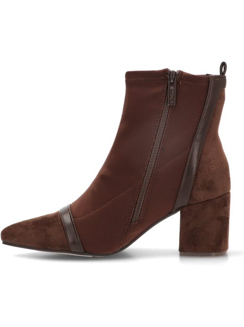 Botin weekend mujer tacón medio - etika - Kiabi Botin weekend mujer tacón medio - etika - Kiabi