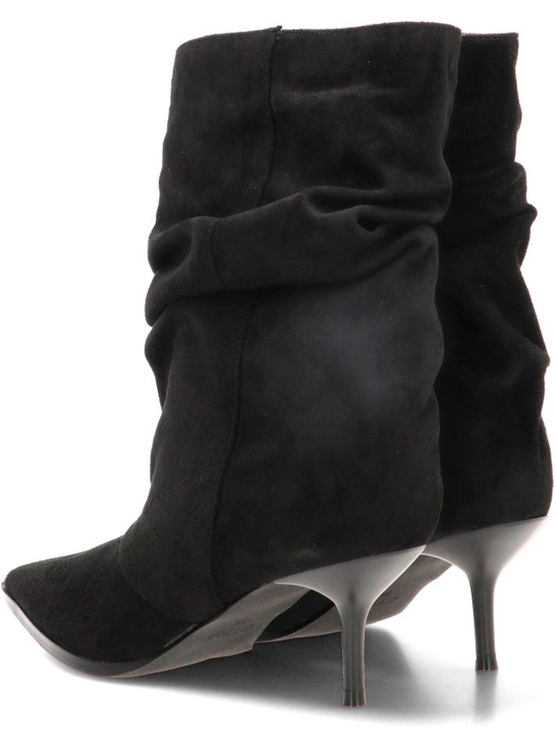 Botin weekend mujer tacón medio - etika Negro - Kiabi