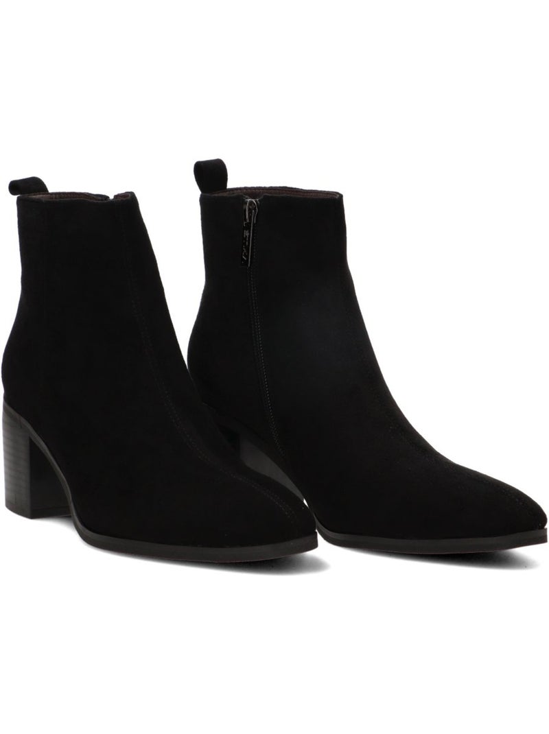 Botin weekend mujer tacón medio - etika Negro - Kiabi