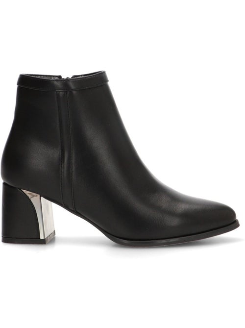 Botin weekend mujer tacón medio - etika - Kiabi Botin weekend mujer tacón medio - etika - Kiabi