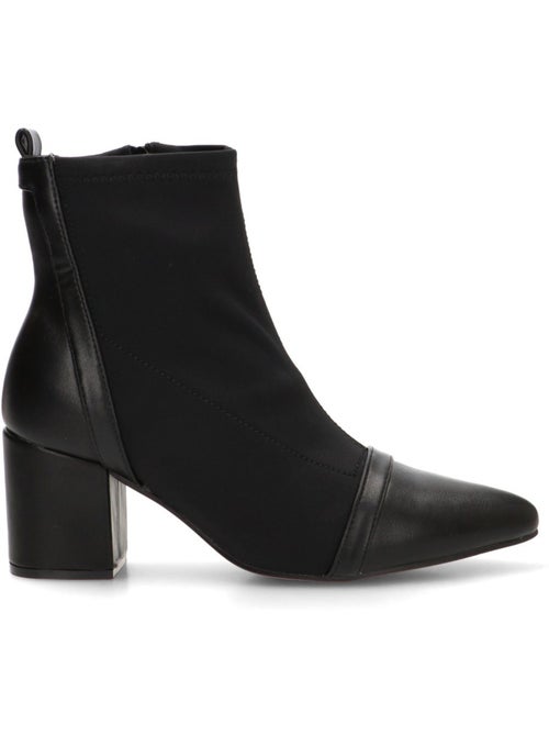 Botin weekend mujer tacón medio - etika - Kiabi Botin weekend mujer tacón medio - etika - Kiabi