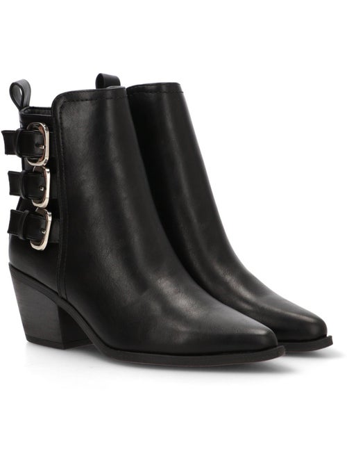 Botin weekend mujer tacón medio - etika - Kiabi