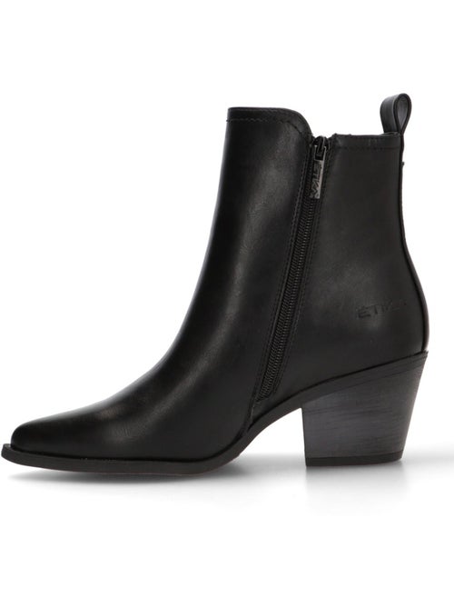 Botin weekend mujer tacón medio - etika - Kiabi