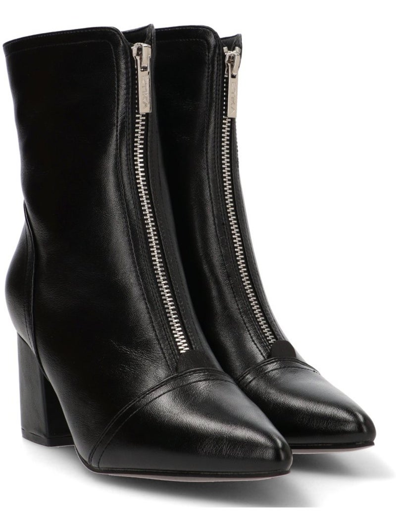 Botin Weekend Mujer Tacón Medio - Etika Negro - Kiabi