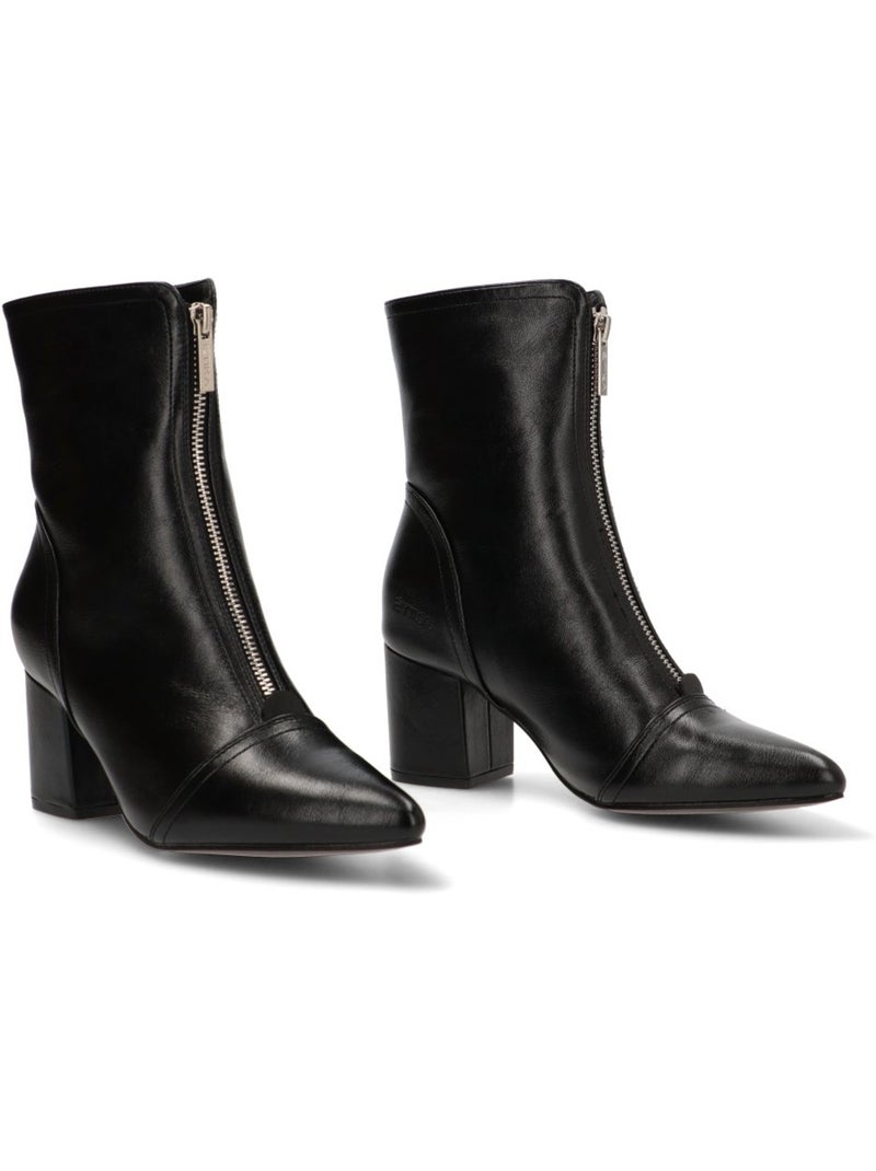 Botin Weekend Mujer Tacón Medio - Etika Negro - Kiabi
