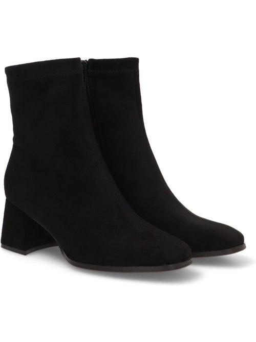 Botin Weekend Mujer Tacón Medio - Etika - Kiabi Botin Weekend Mujer Tacón Medio - Etika - Kiabi