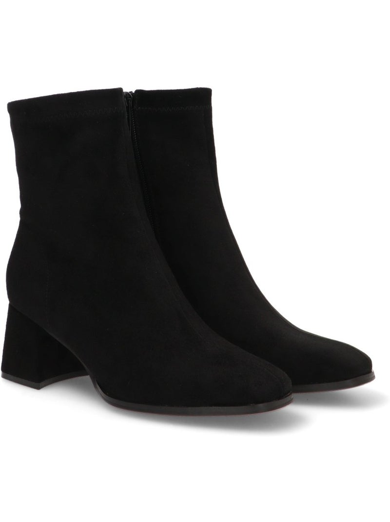 Botin Weekend Mujer Tacón Medio - Etika Negro - Kiabi