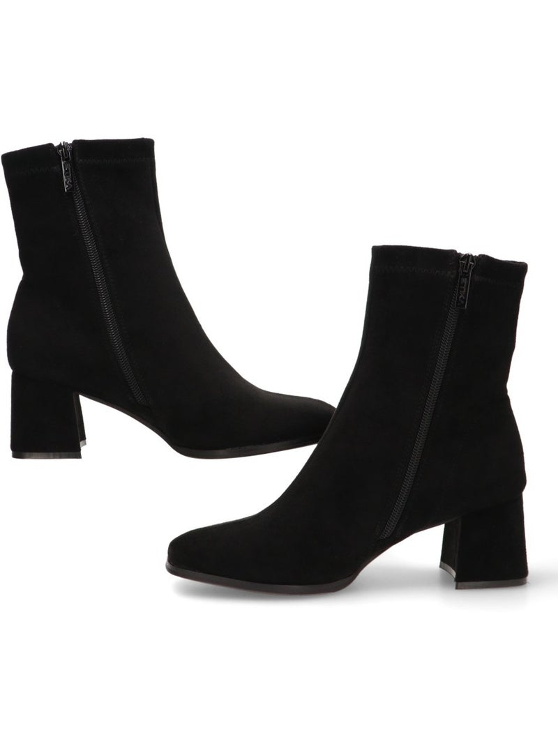 Botin Weekend Mujer Tacón Medio - Etika Negro - Kiabi