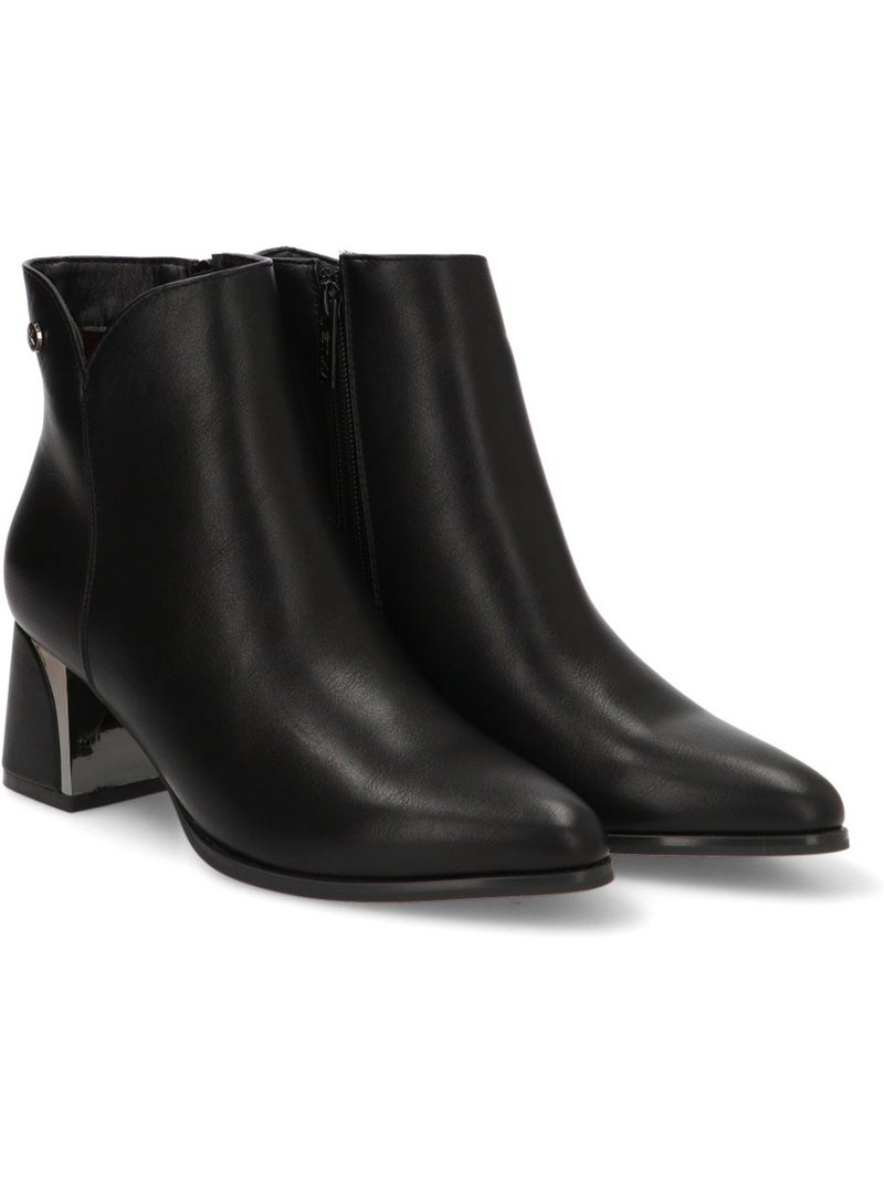 Botin Weekend Mujer Tacón Medio - Etika Negro - Kiabi