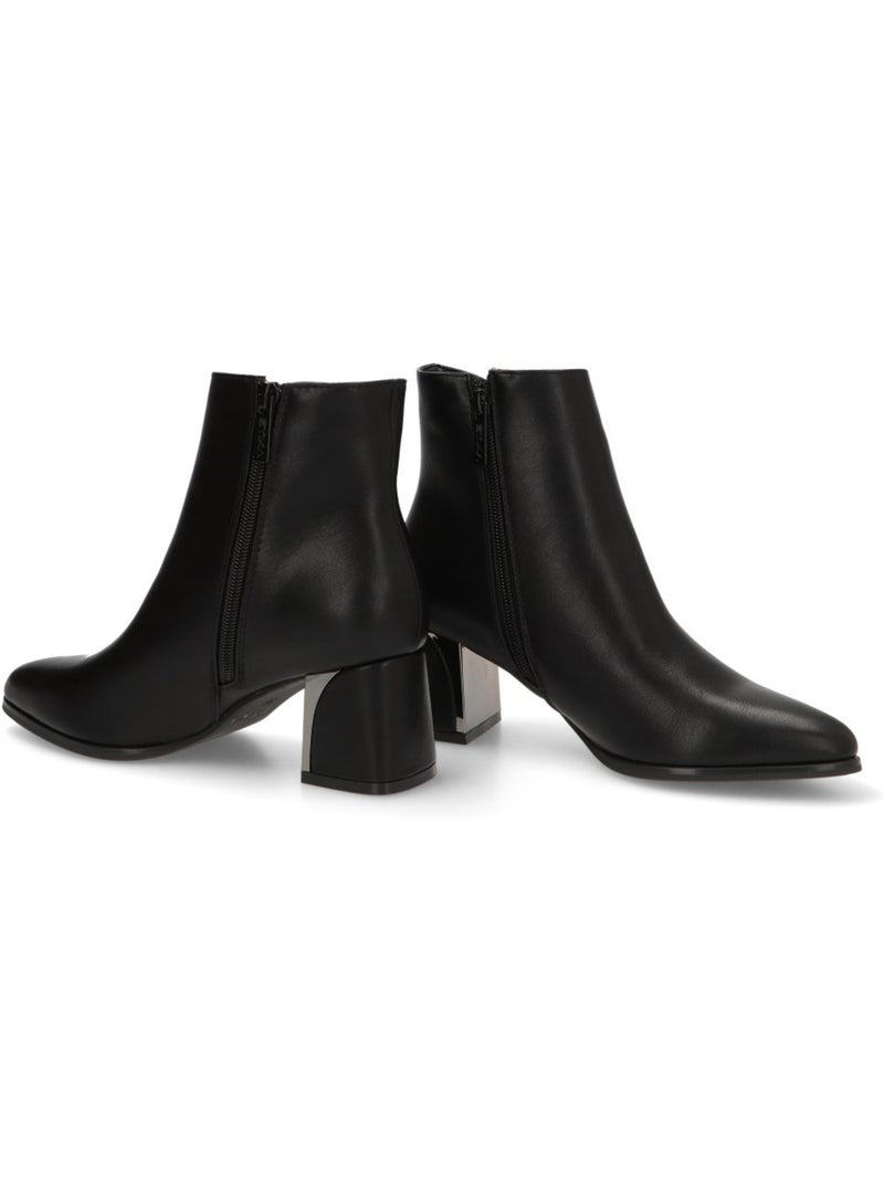 Botin Weekend Mujer Tacón Medio - Etika Negro - Kiabi