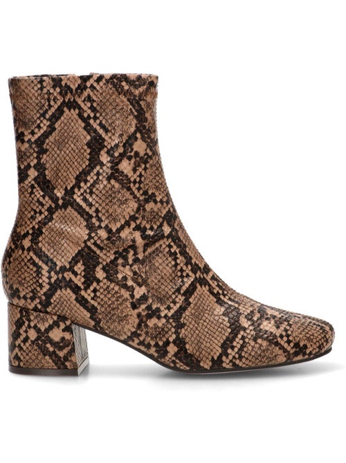 Botin weekend mujer tacón medio - etika - Kiabi