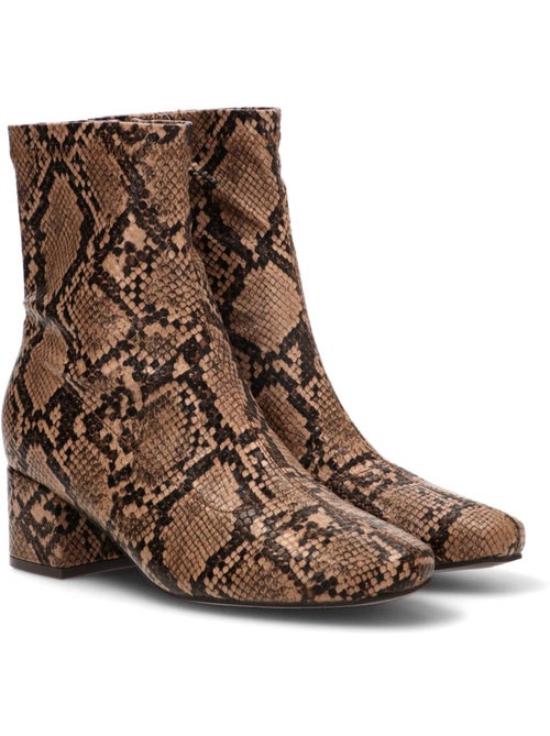 Botin weekend mujer tacón medio - etika - Kiabi