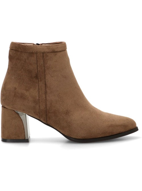 Botin weekend mujer tacón medio - etika - Kiabi Botin weekend mujer tacón medio - etika - Kiabi