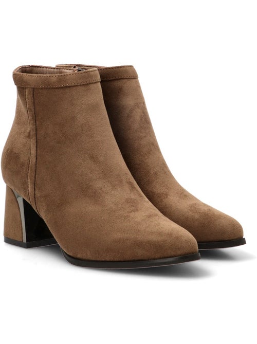 Botin weekend mujer tacón medio - etika - Kiabi Botin weekend mujer tacón medio - etika - Kiabi