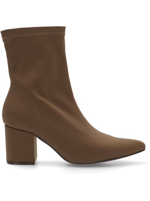 Botin Weekend Mujer Tacón Medio - Etika - Kiabi Botin Weekend Mujer Tacón Medio - Etika - Kiabi