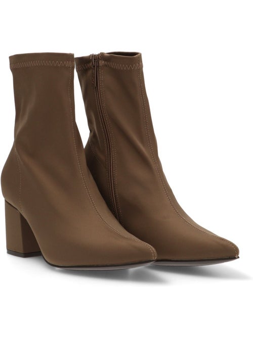 Botin Weekend Mujer Tacón Medio - Etika - Kiabi Botin Weekend Mujer Tacón Medio - Etika - Kiabi