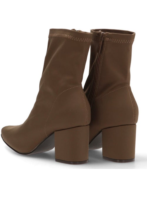 Botin Weekend Mujer Tacón Medio - Etika - Kiabi Botin Weekend Mujer Tacón Medio - Etika - Kiabi