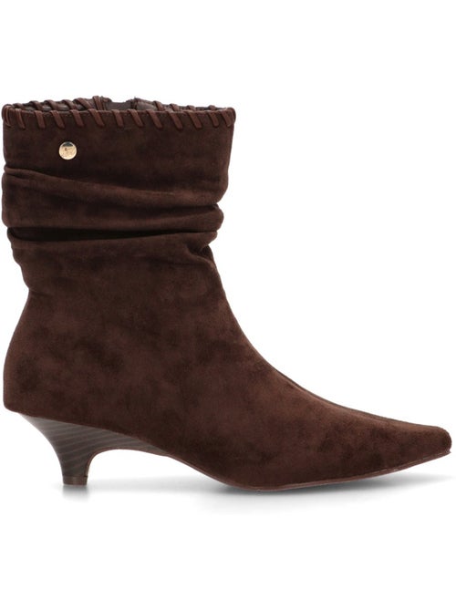 Botin weekend mujer tacón medio - isteria - Kiabi