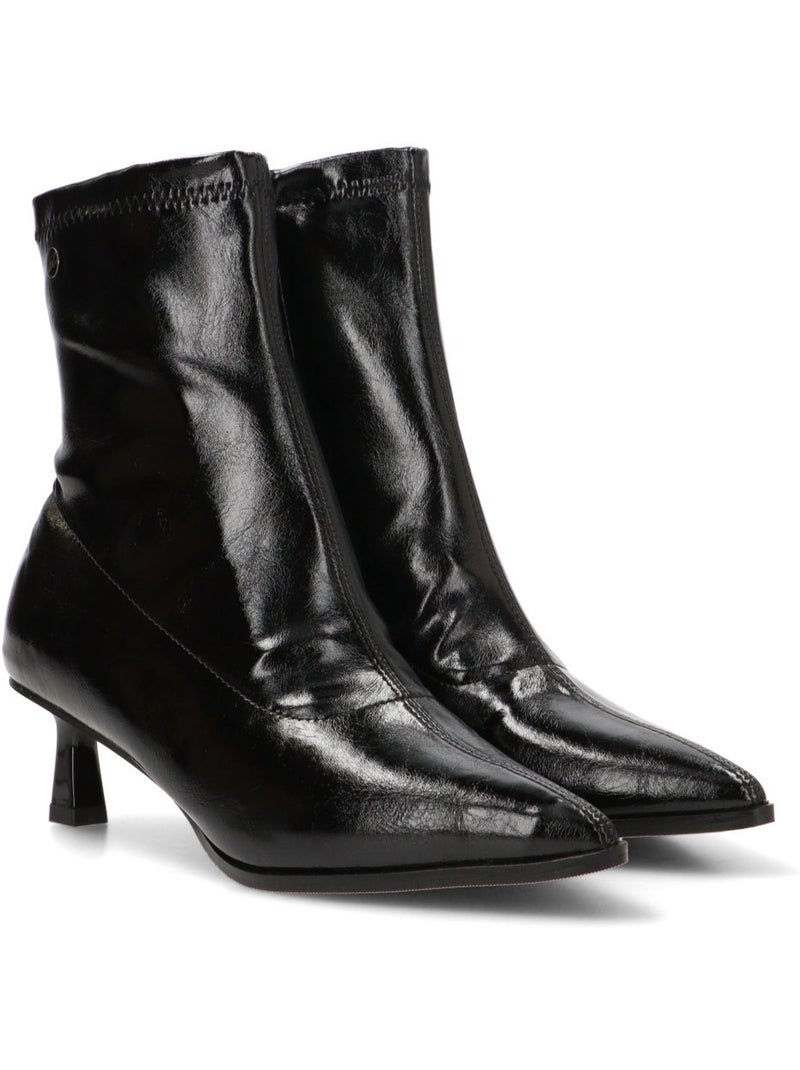 Botin weekend mujer tacón medio - isteria Negro - Kiabi